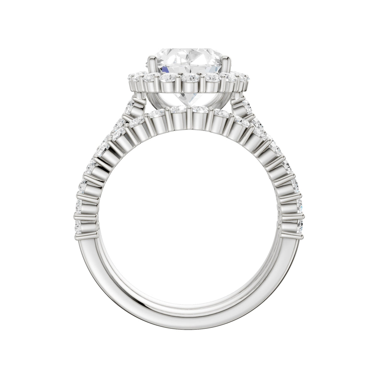 14K 4.00CT DIAMOND BRIDAL SET