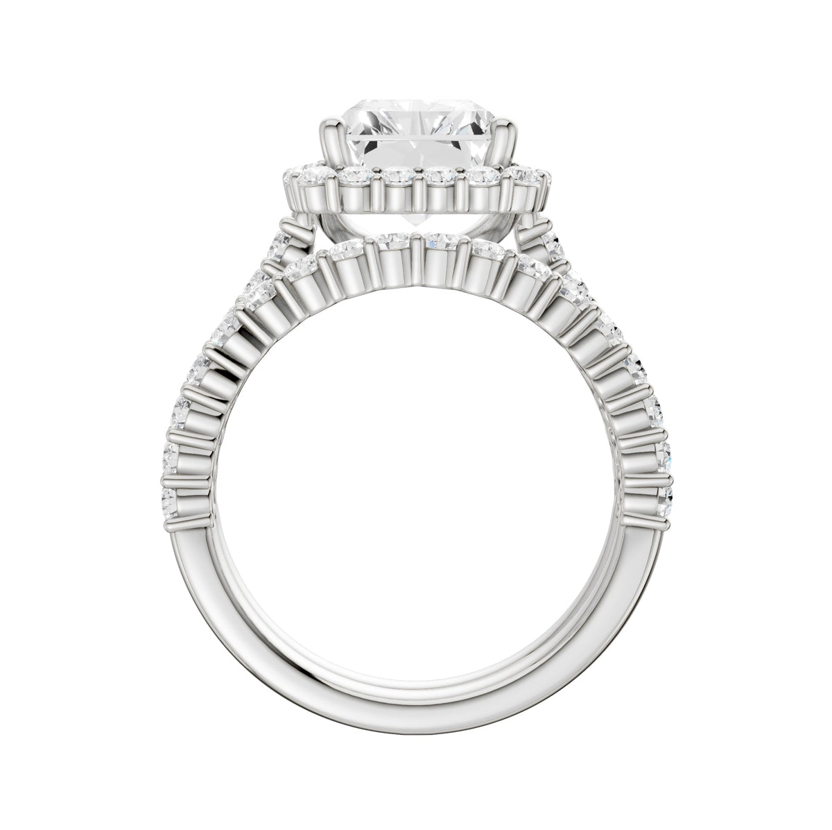 14K 4.00CT DIAMOND BRIDAL SET