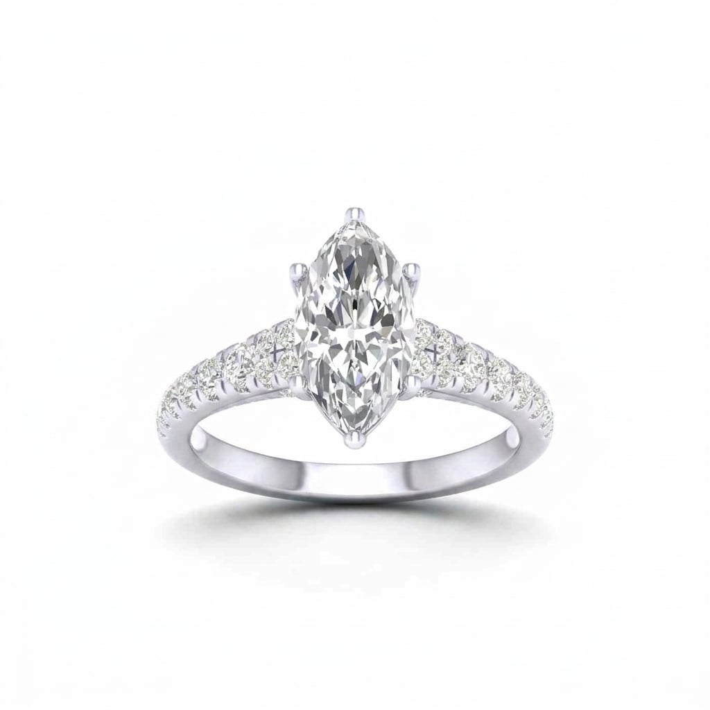 14K 2.52 CT Lab Grown Diamond Ring
