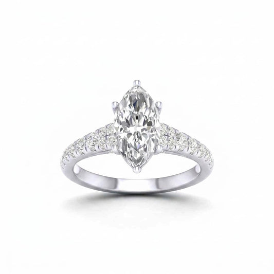 14K 2.52 CT Lab Grown Diamond Ring
