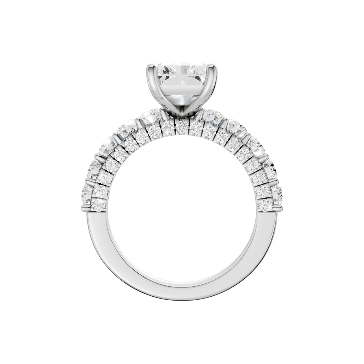 14K 5.00 CT Lab Grown Diamond Bridal Set