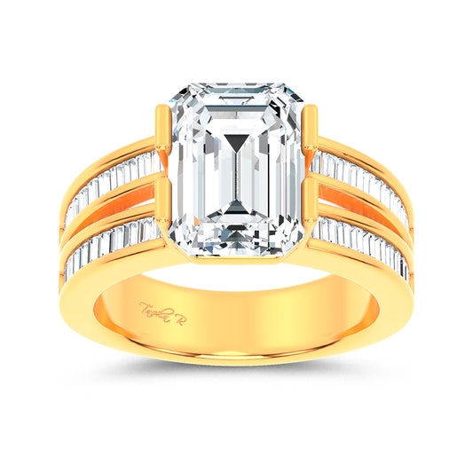14K 5.46CT Diamond Engagement Ring