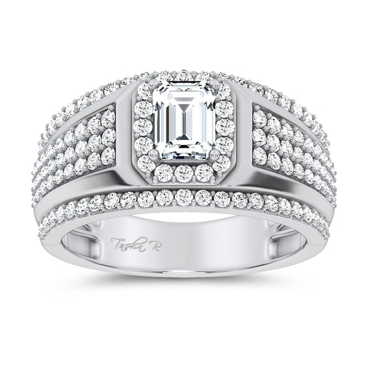 2.00 ct Men's Lab Grown Diamond Ring in 14K Gold