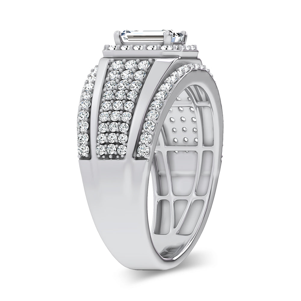 2.00 ct Men's Lab Grown Diamond Ring in 14K Gold