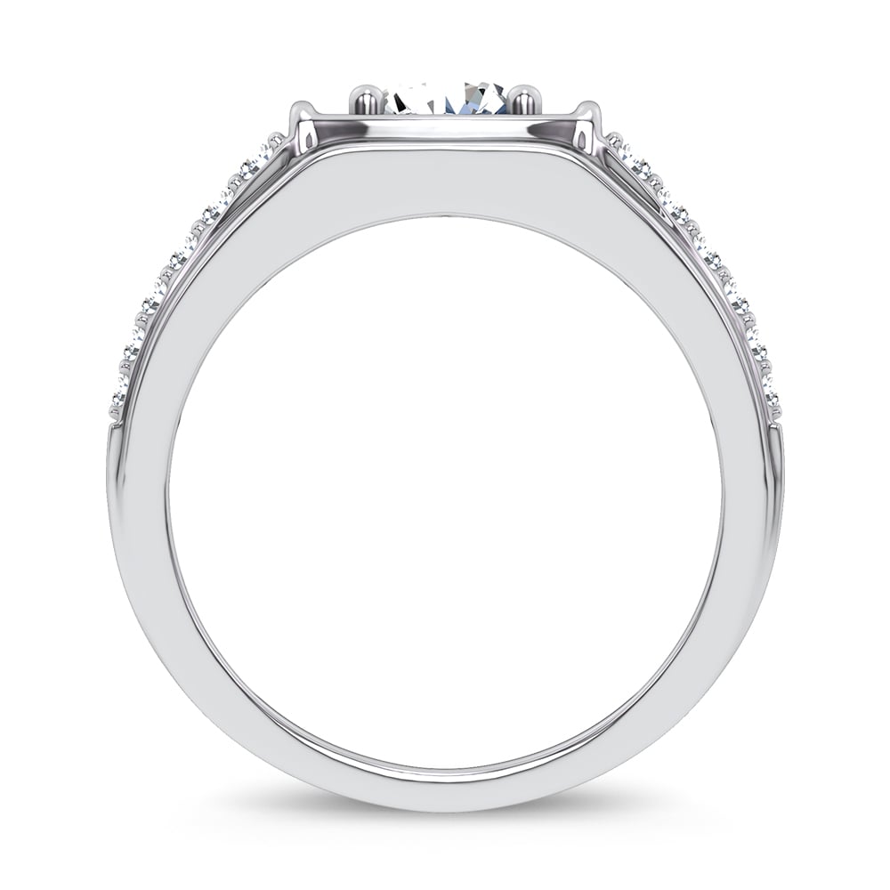 2.00 ct Men's Lab Grown Diamond Ring in 14K Gold