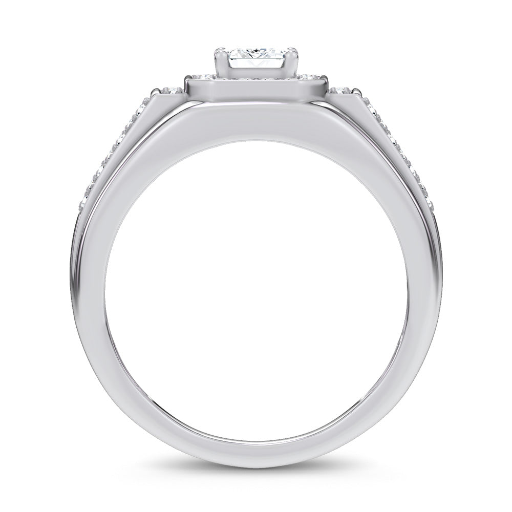 1.82 ct Men's Lab Grown Diamond Ring in 14K Gold