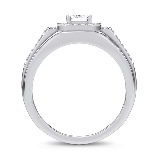 1.82 ct Men's Lab Grown Diamond Ring in 14K Gold