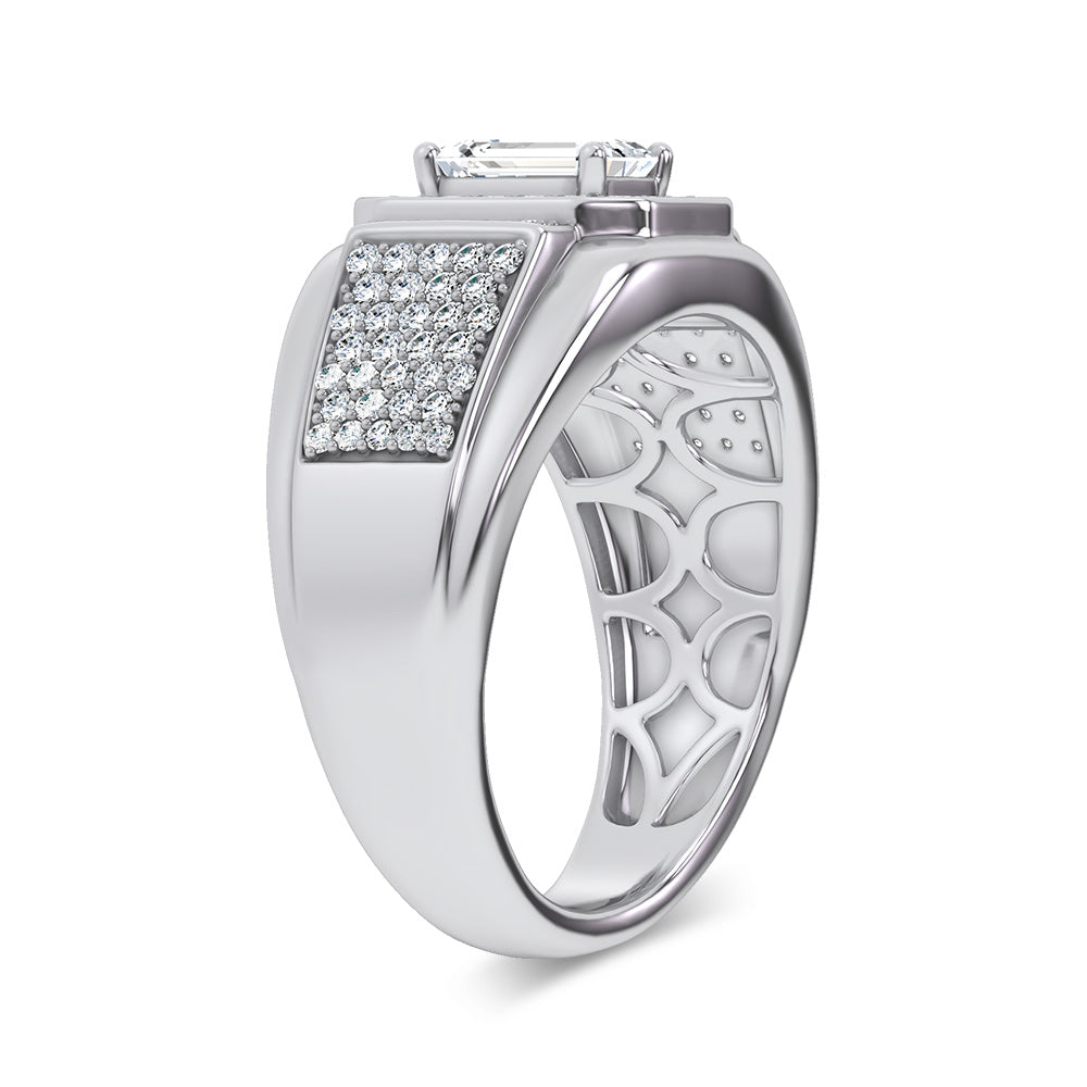 1.82 ct Men's Lab Grown Diamond Ring in 14K Gold