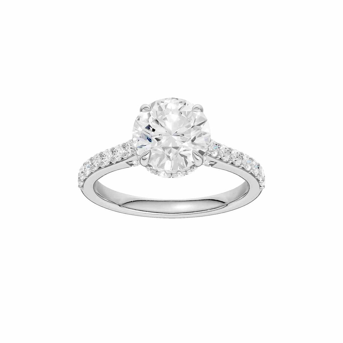 14K 2.50 CT Lab Grown Diamond Ring