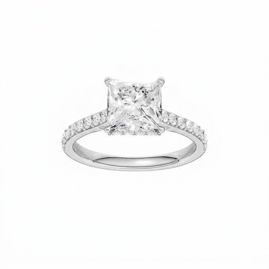 14K 2.50 CT Lab Grown Diamond Ring