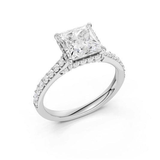 14K 2.50 CT Lab Grown Diamond Ring