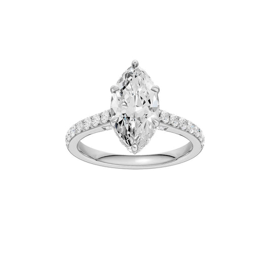 14K 2.50CT Lab Grown Diamond Engagement Ring