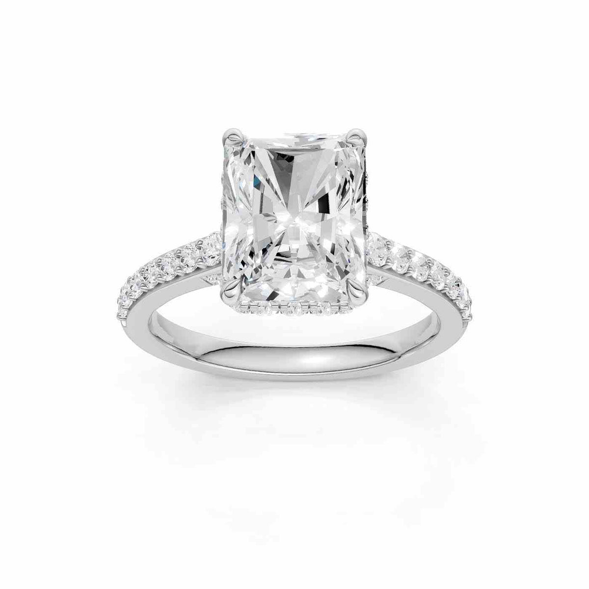 14K 3.50 CT Lab Grown Diamond Ring