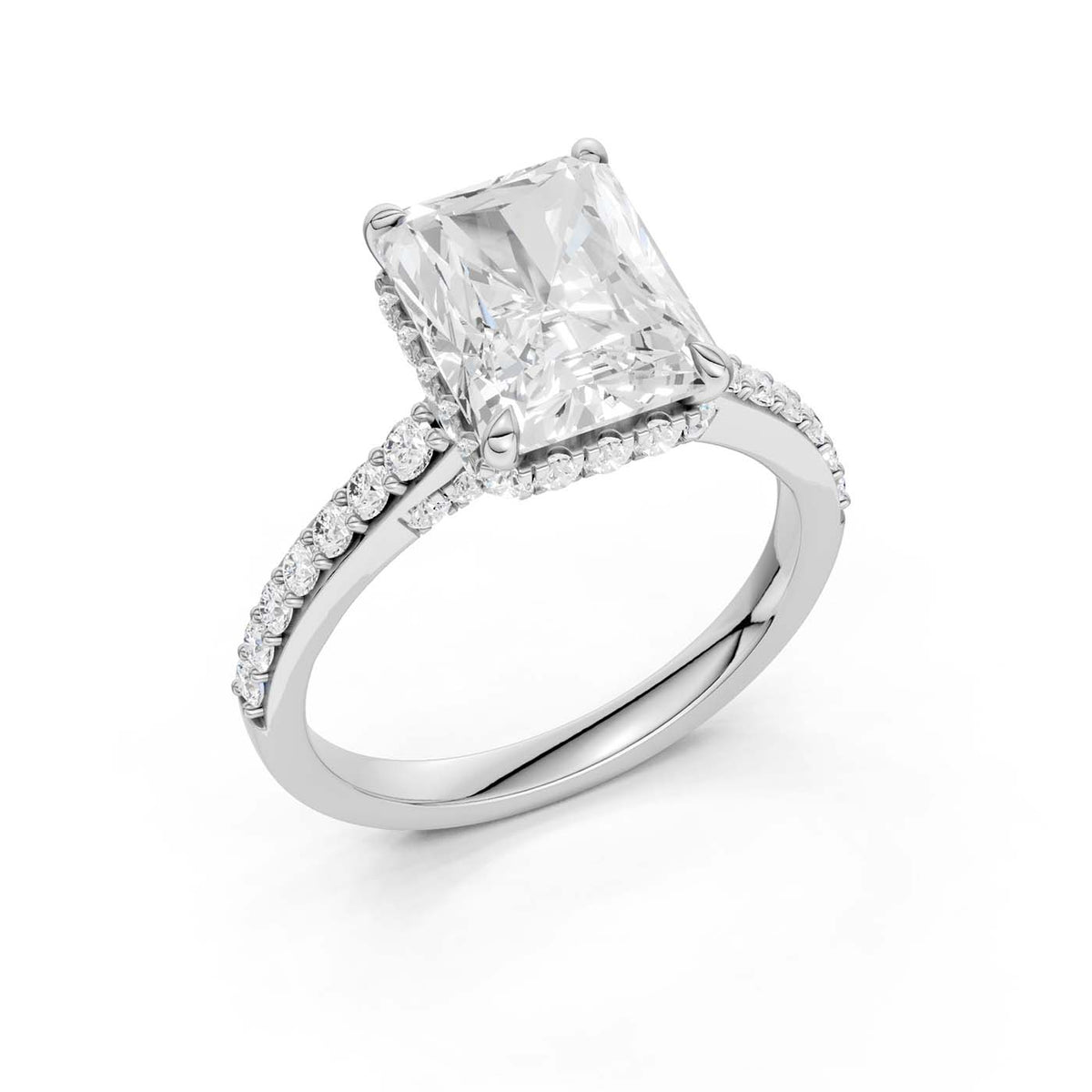 14K 3.50 CT Lab Grown Diamond Ring