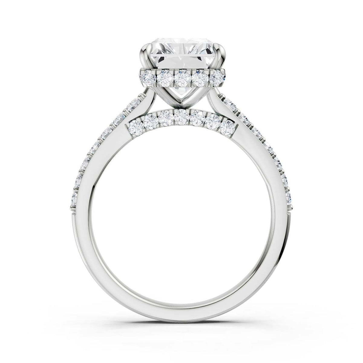 14K 3.50 CT Lab Grown Diamond Ring