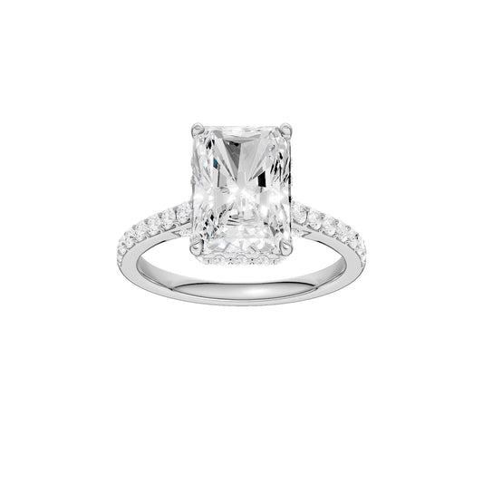14K 4.50 CT Lab Grown Diamond Ring