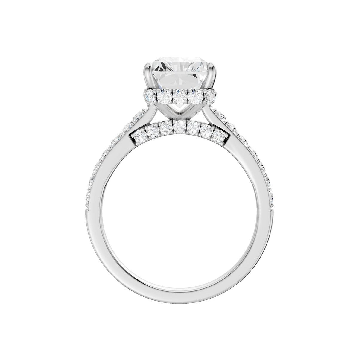14K 4.50 CT Lab Grown Diamond Ring