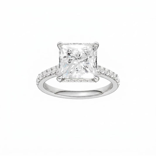 14K 4.50 CT Lab Grown Diamond Ring