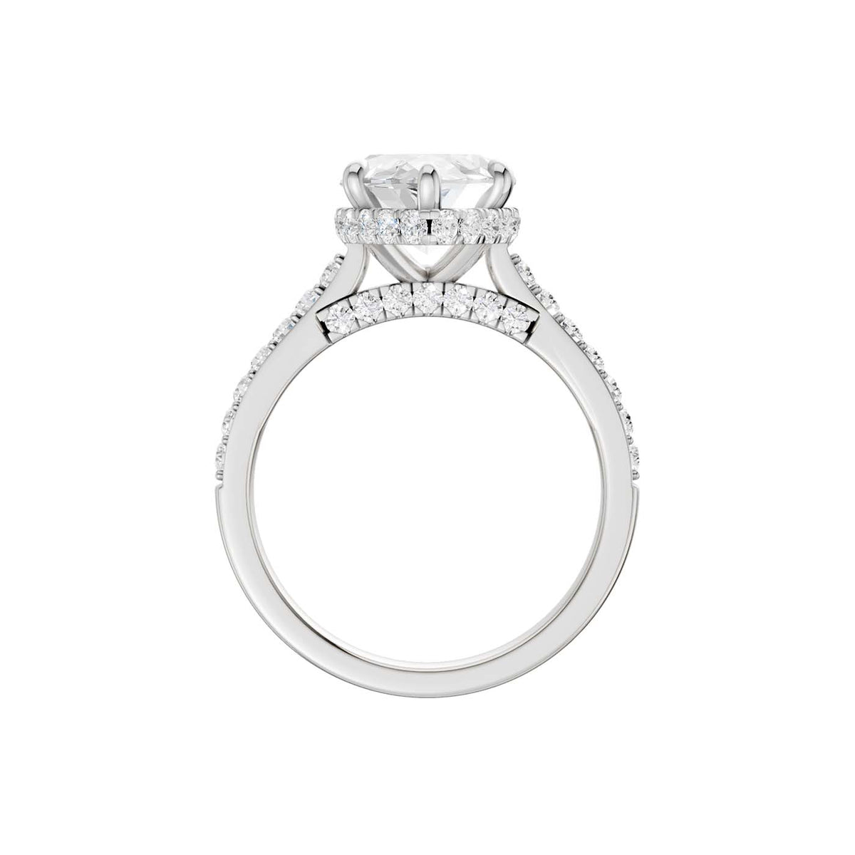 14K 4.50CT Lab Grown Diamond Engagement Ring