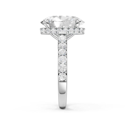 14K 6.00CT Lab Grown Diamond Engagement Ring