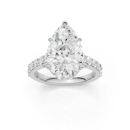 14K 6.00CT Lab Grown Diamond Engagement Ring