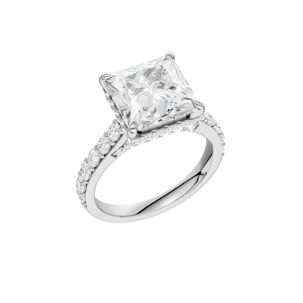 14K 6.00 CT Lab Grown Diamond Ring