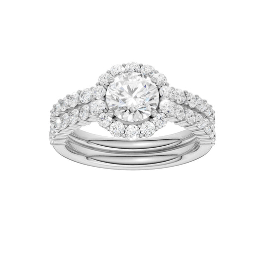 14K 2.00CT DIAMOND BRIDAL SET
