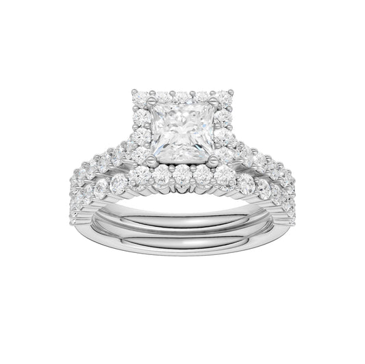 14K 2.00CT DIAMOND BRIDAL SET