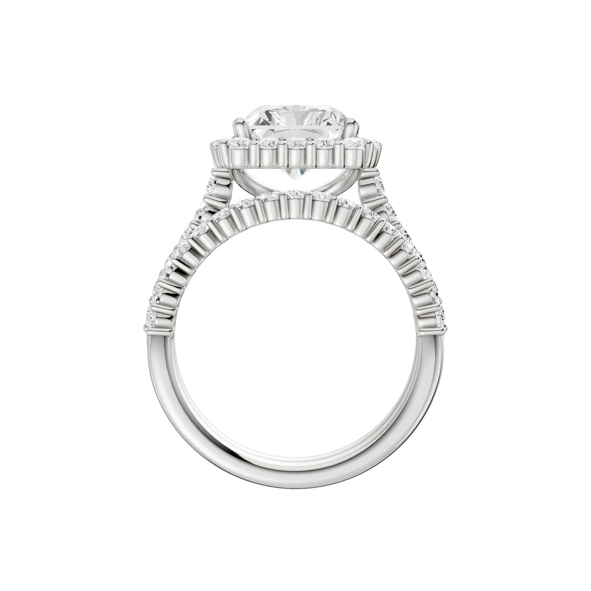 14K 5.00 CT Lab Grown Diamond Bridal Set