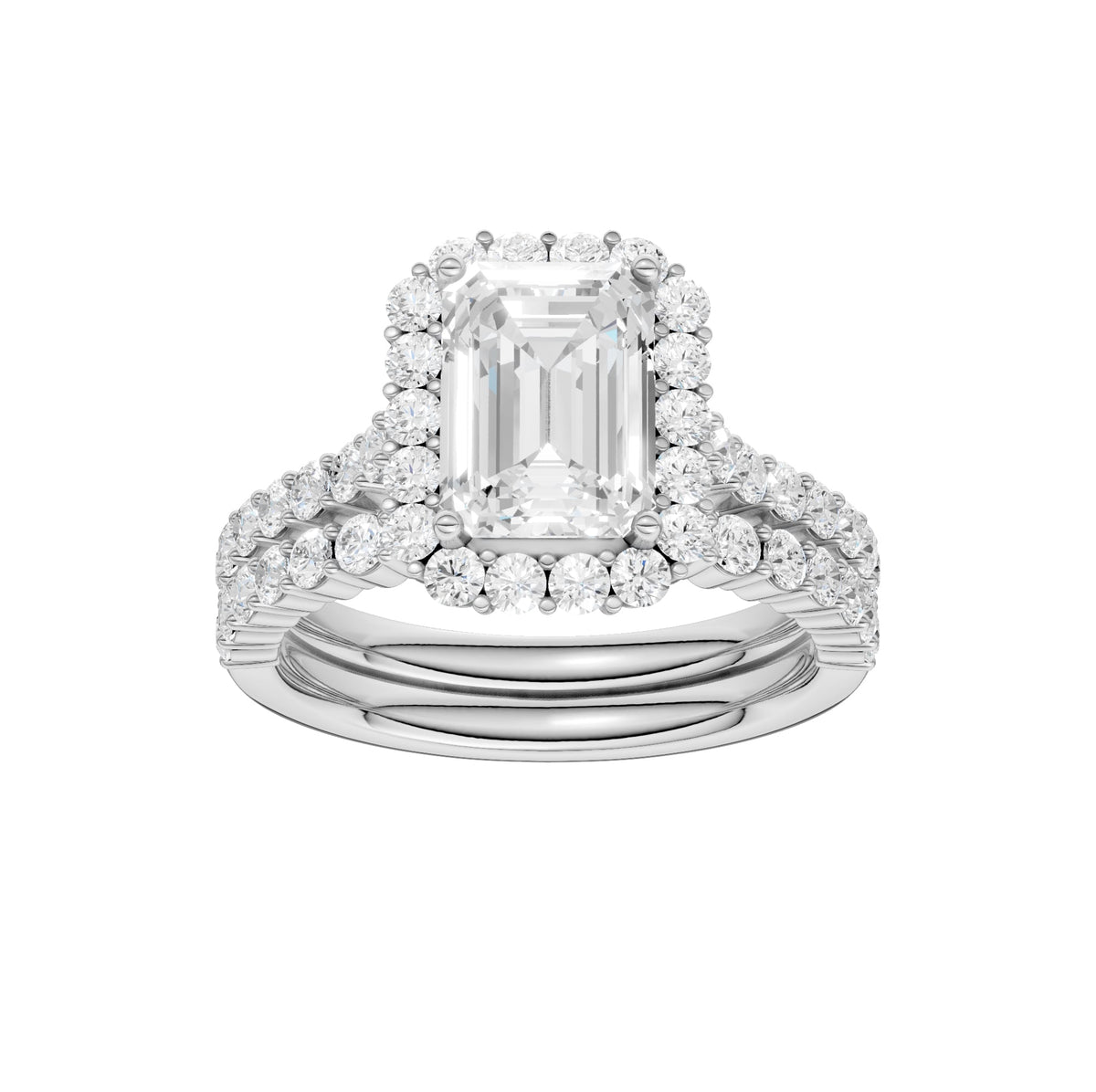 14K 3.00CT DIAMOND BRIDAL SET