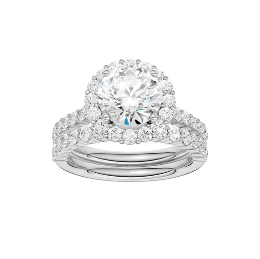 14K 3.00CT DIAMOND BRIDAL SET