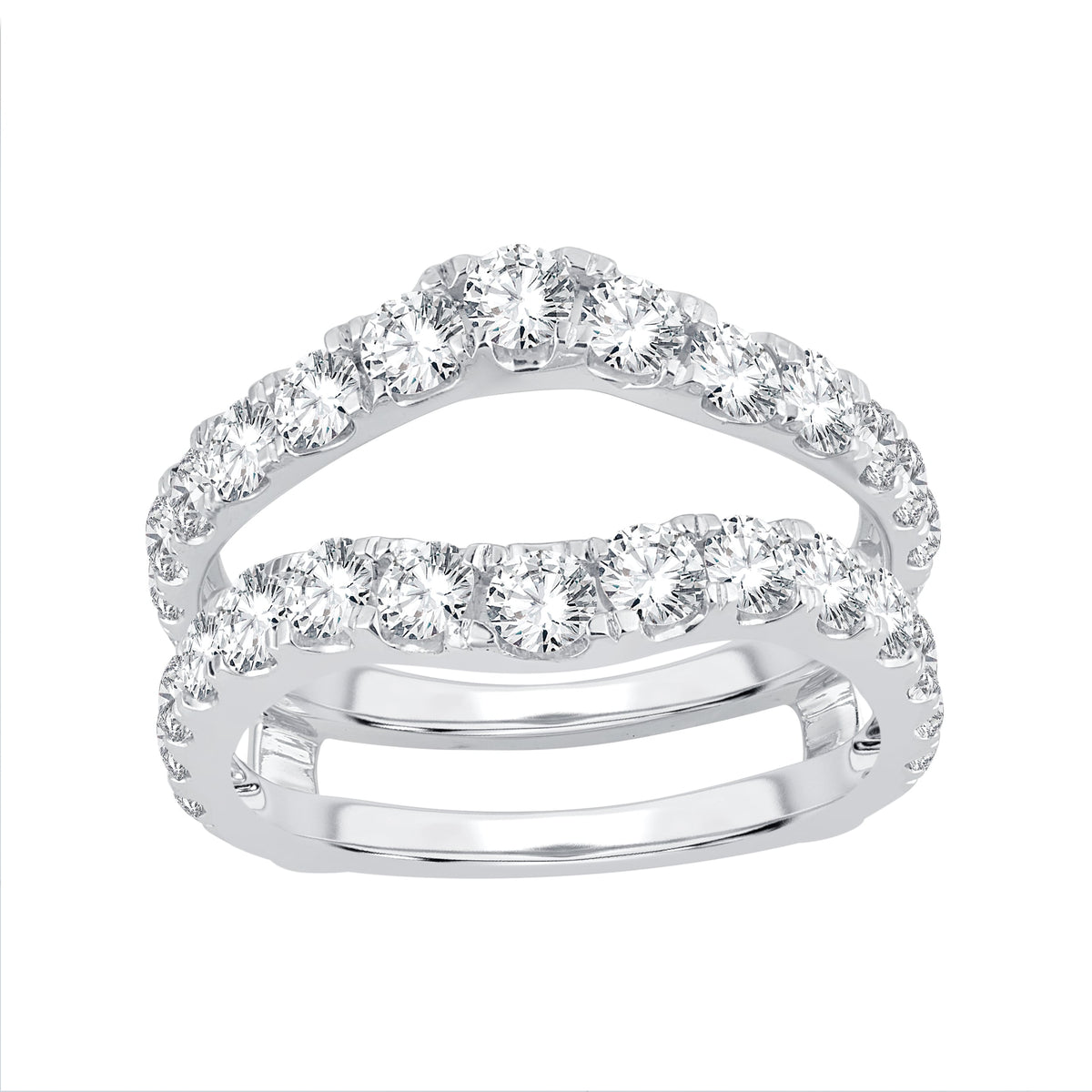 14K Gold 2.00 CTW Lab-Grown Diamond Ring Guard