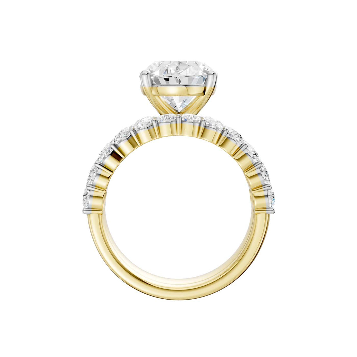 14K 6.00 CT Lab Grown Diamond Bridal Set