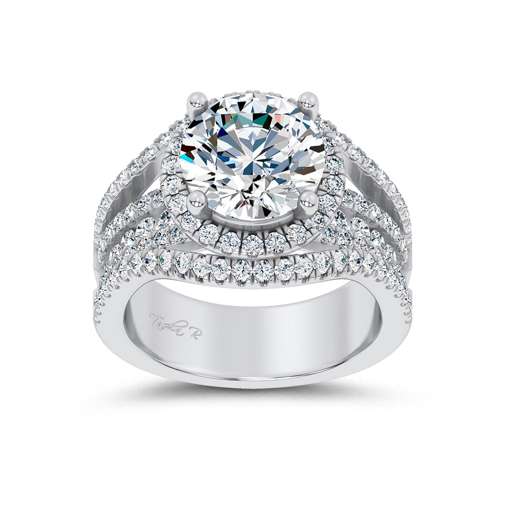14K 4.50ct Diamond Engagement Ring