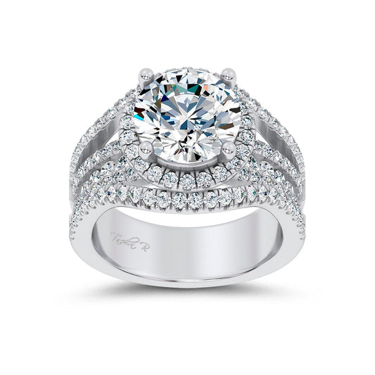 14K 4.50ct Diamond Engagement Ring