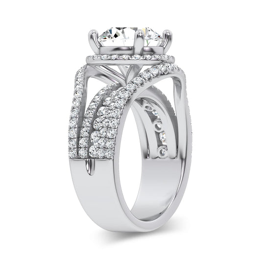 14K 4.50ct Diamond Engagement Ring