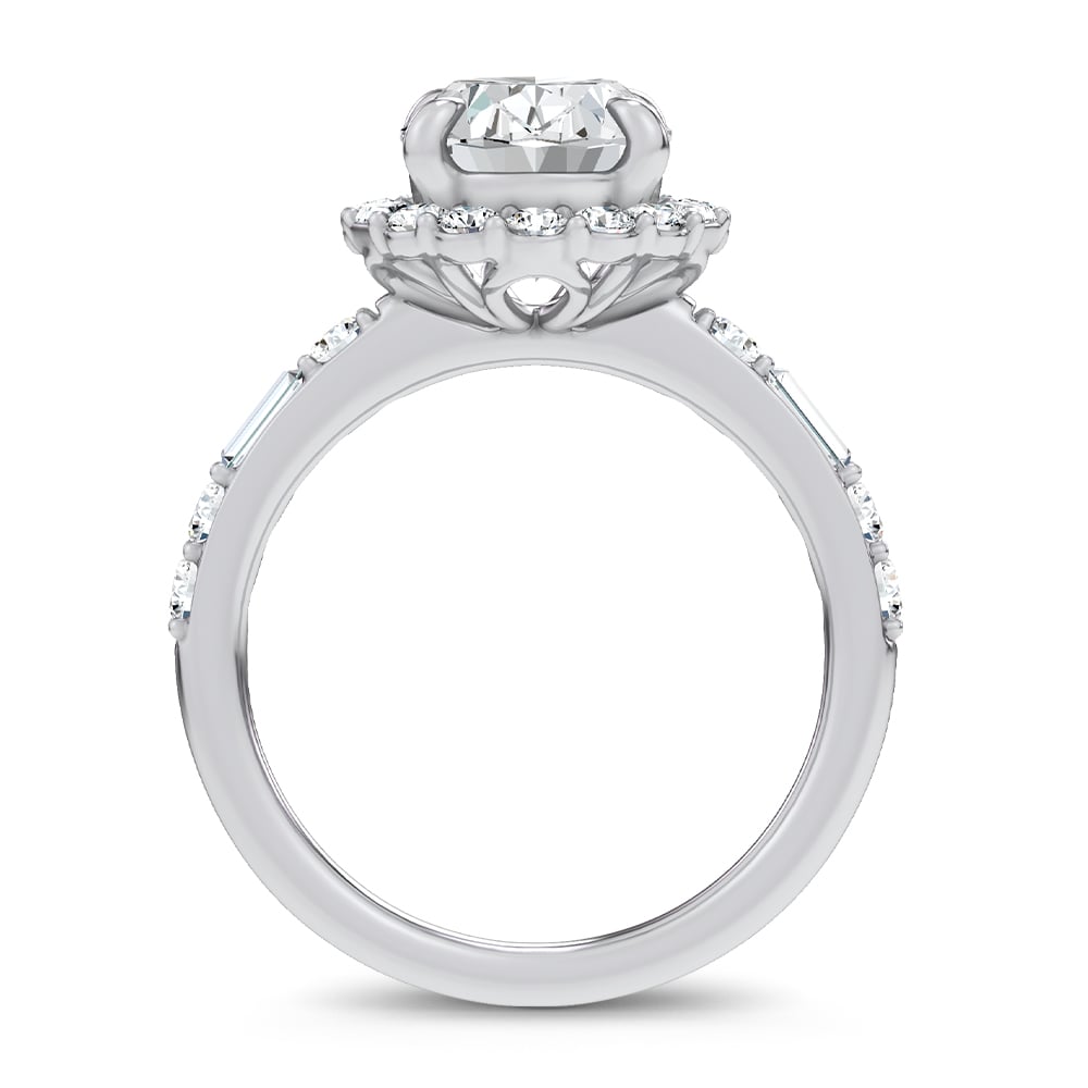14K 3.82CT Lab Diamond Ring