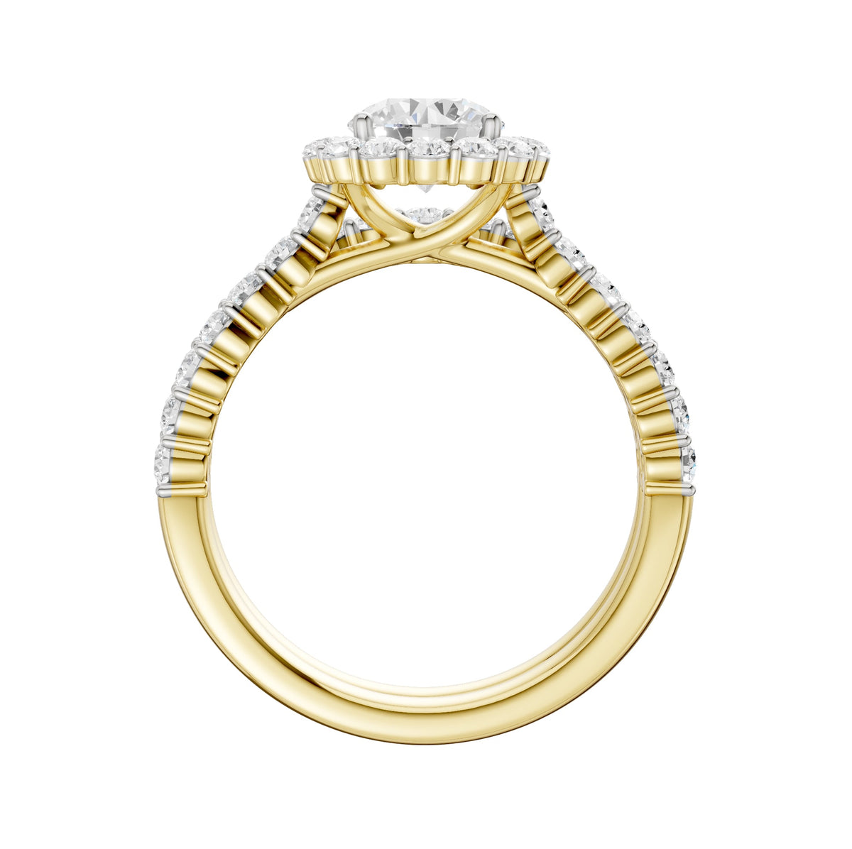 14K 2.00CT DIAMOND BRIDAL SET