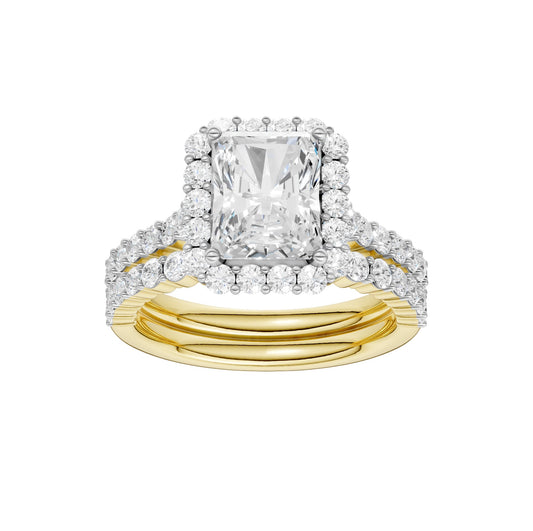 14K 3.00CT DIAMOND BRIDAL SET