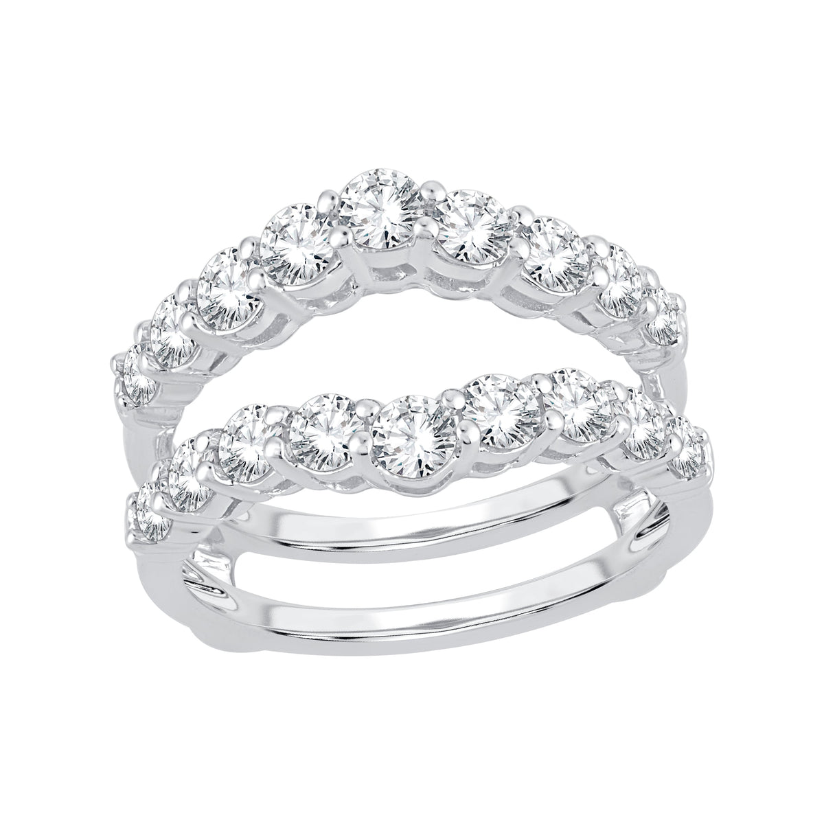 14K Gold 1.50 CTW Lab-Grown Diamond Ring Guard