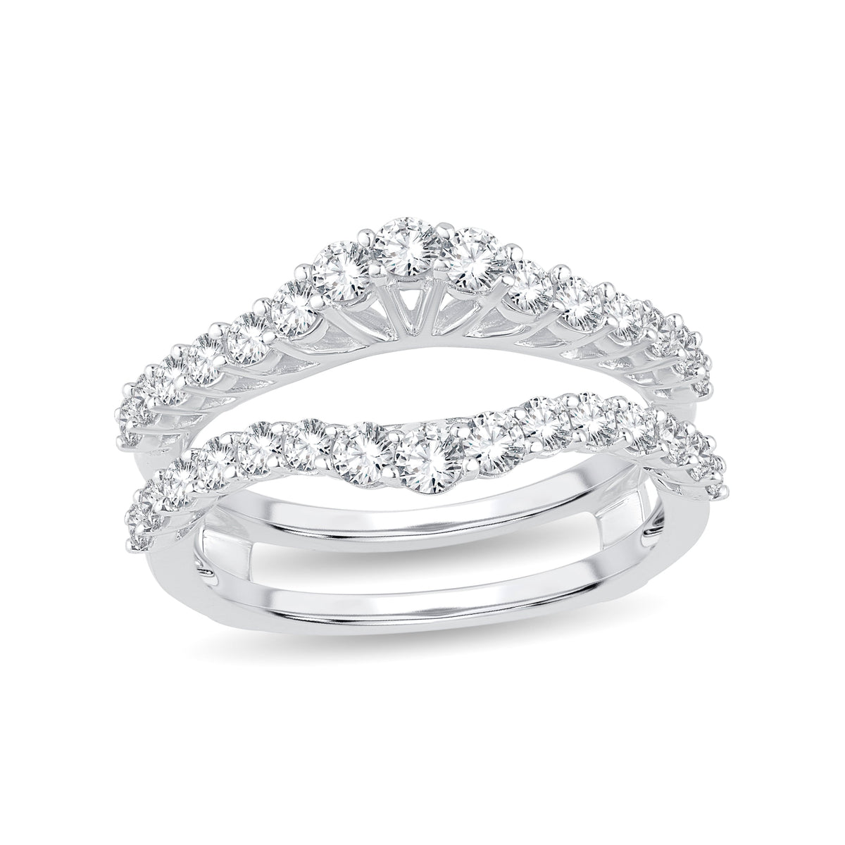 14K Gold 1.00 CTW Lab-Grown Diamond Ring Guard