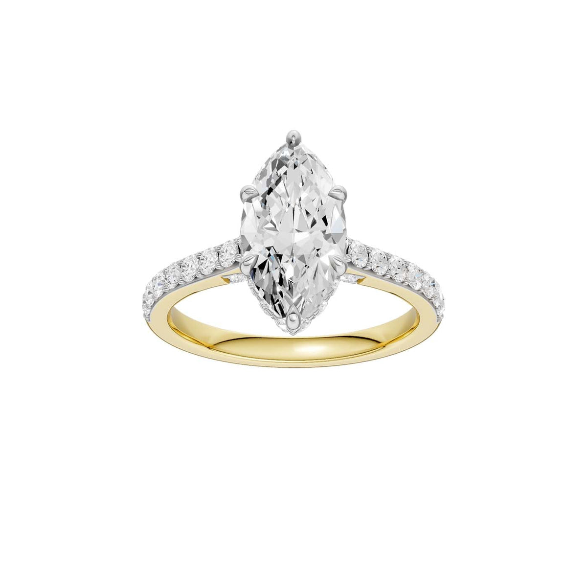 14K 2.50CT Lab Grown Diamond Engagement Ring