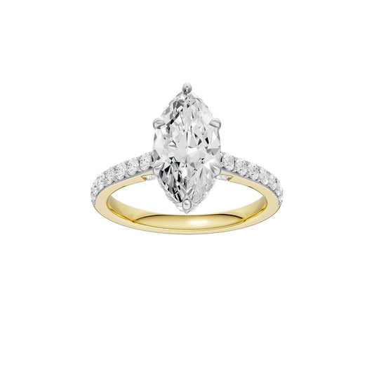 14K 2.50CT Lab Grown Diamond Engagement Ring