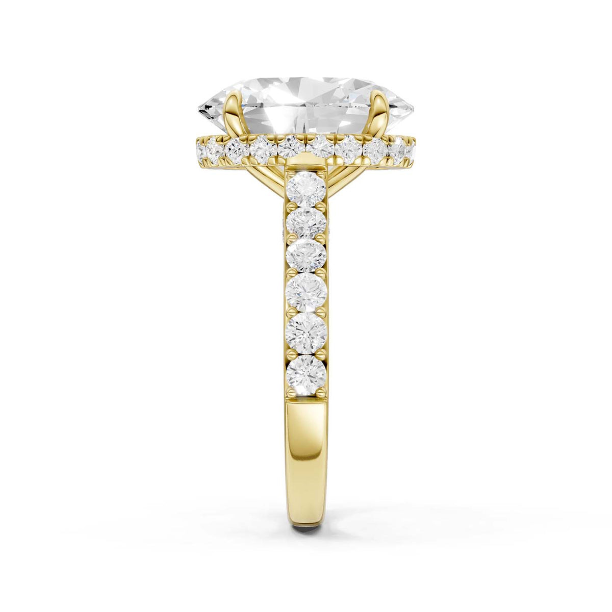 14K 6.00CT Lab Grown Diamond Engagement Ring