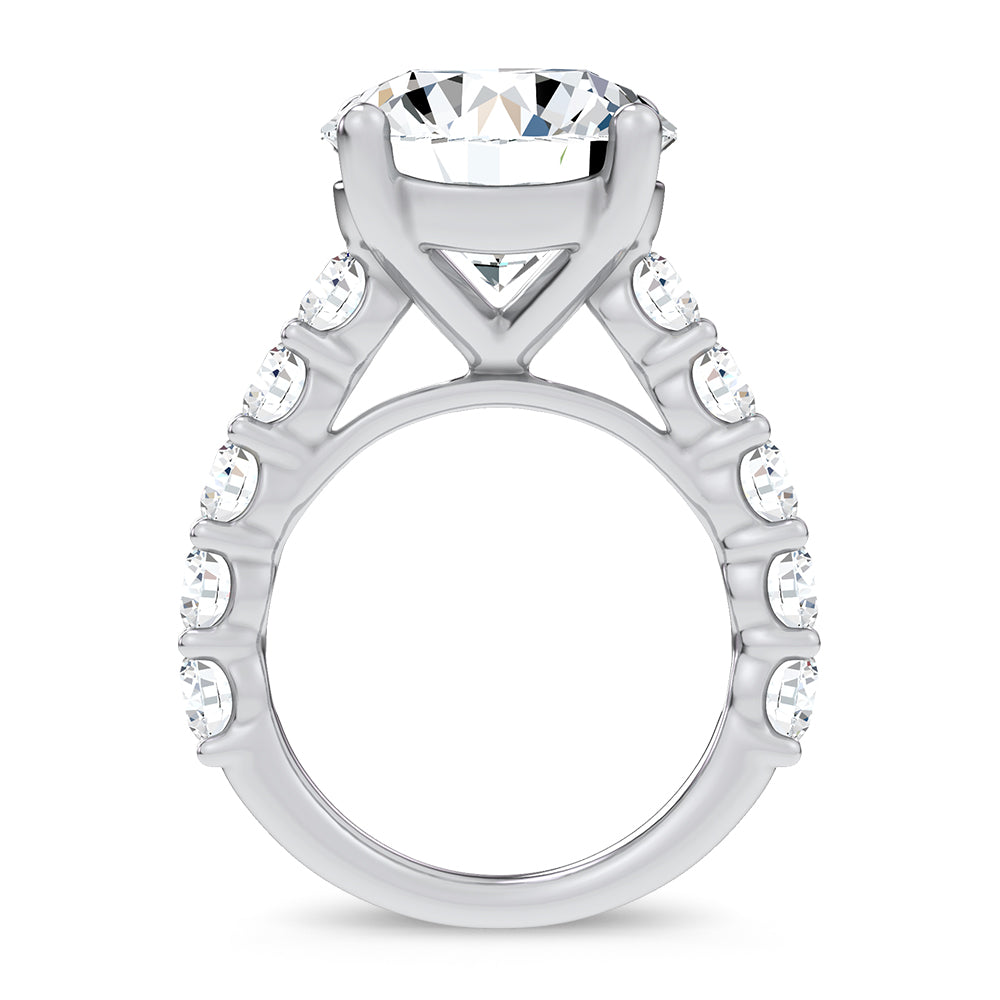 14K 9.50CT Certified Lab Grown Engagement Ring