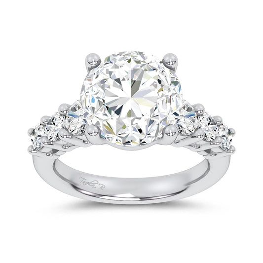 14K 6.00CT Certified Lab Grown Engagement Ring