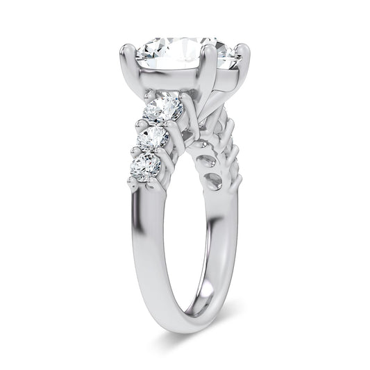 14K 6.00CT Certified Lab Grown Engagement Ring