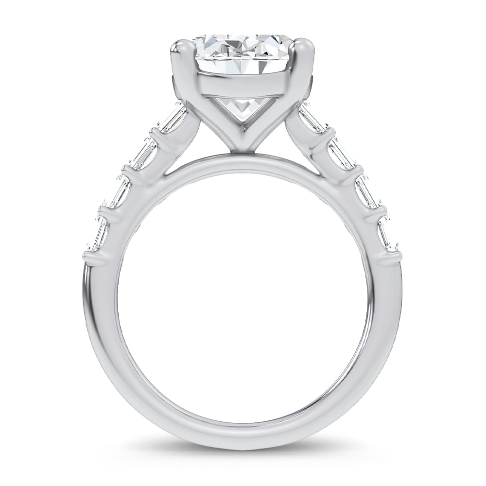 14K 5.72CT Certified Lab Grown Engagement Ring
