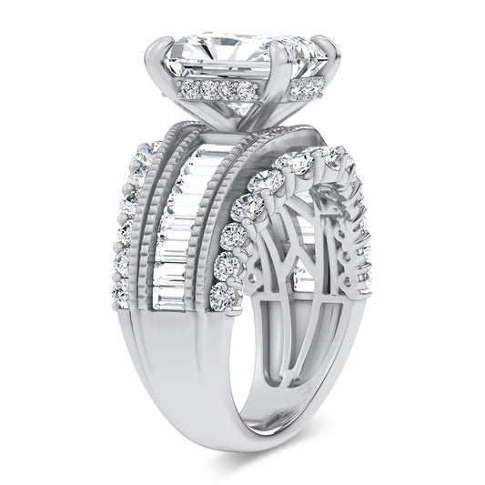 14K 5.72CT Certified Lab Grown Engagement Ring