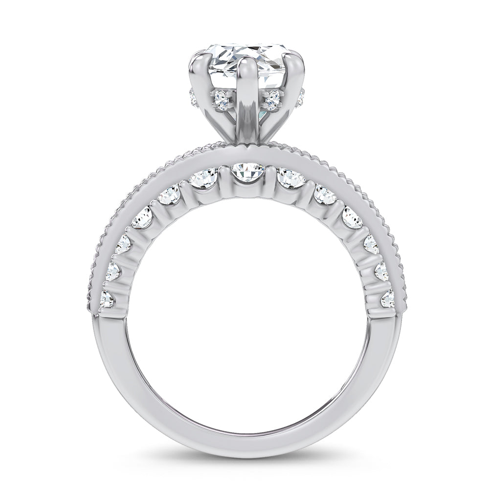14K 5.72CT Certified Lab Grown Engagement Ring